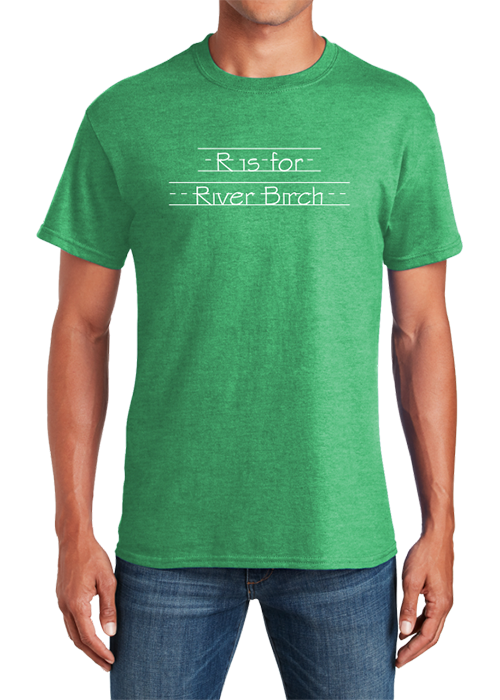 River Birch Softstyle T-shirt Heather Irish Green - YSD