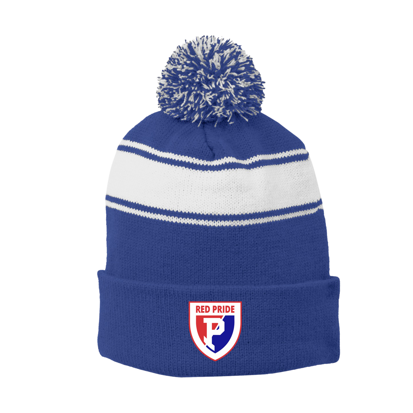 Plainfield Stripe Pom Pom Beanie - Y&S Designs, LLC