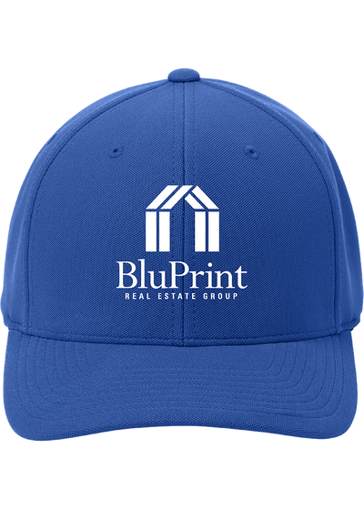 BluPrint Flexfit cap stacked logo - YSD