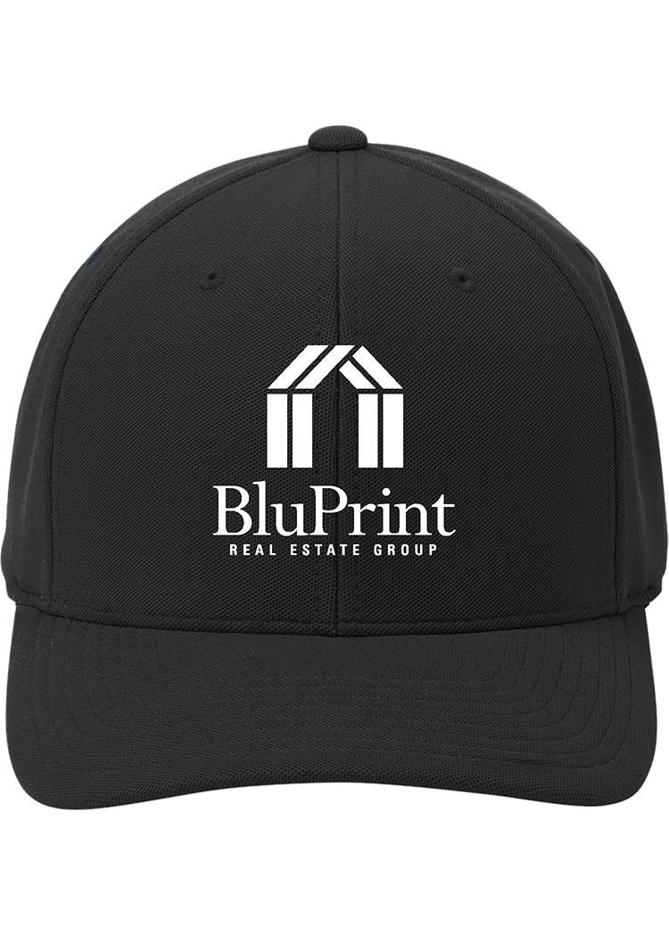 BluPrint Flexfit cap stacked logo - YSD