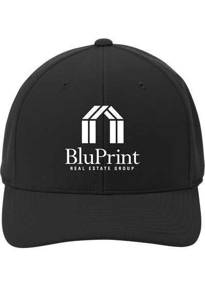 BluPrint Flexfit cap stacked logo - YSD