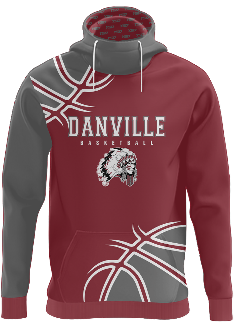 Danville Basketball Custom Print Hoodie - YSD