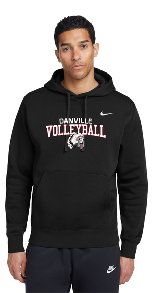 Danville Warriors Volleyball Nike Club Fleece Pullover Hoodie - YSD