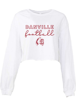 Danville Football Crop Long Sleeve Tee - YSD