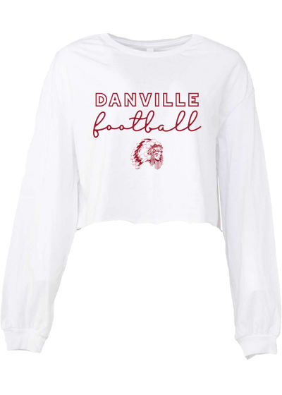 Danville Football Crop Long Sleeve Tee - YSD