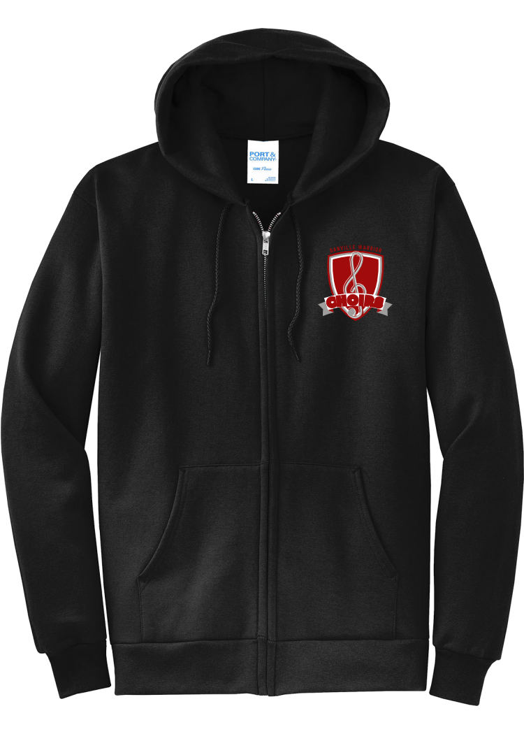 Danville Show Choir Full Zip Jacket Shield