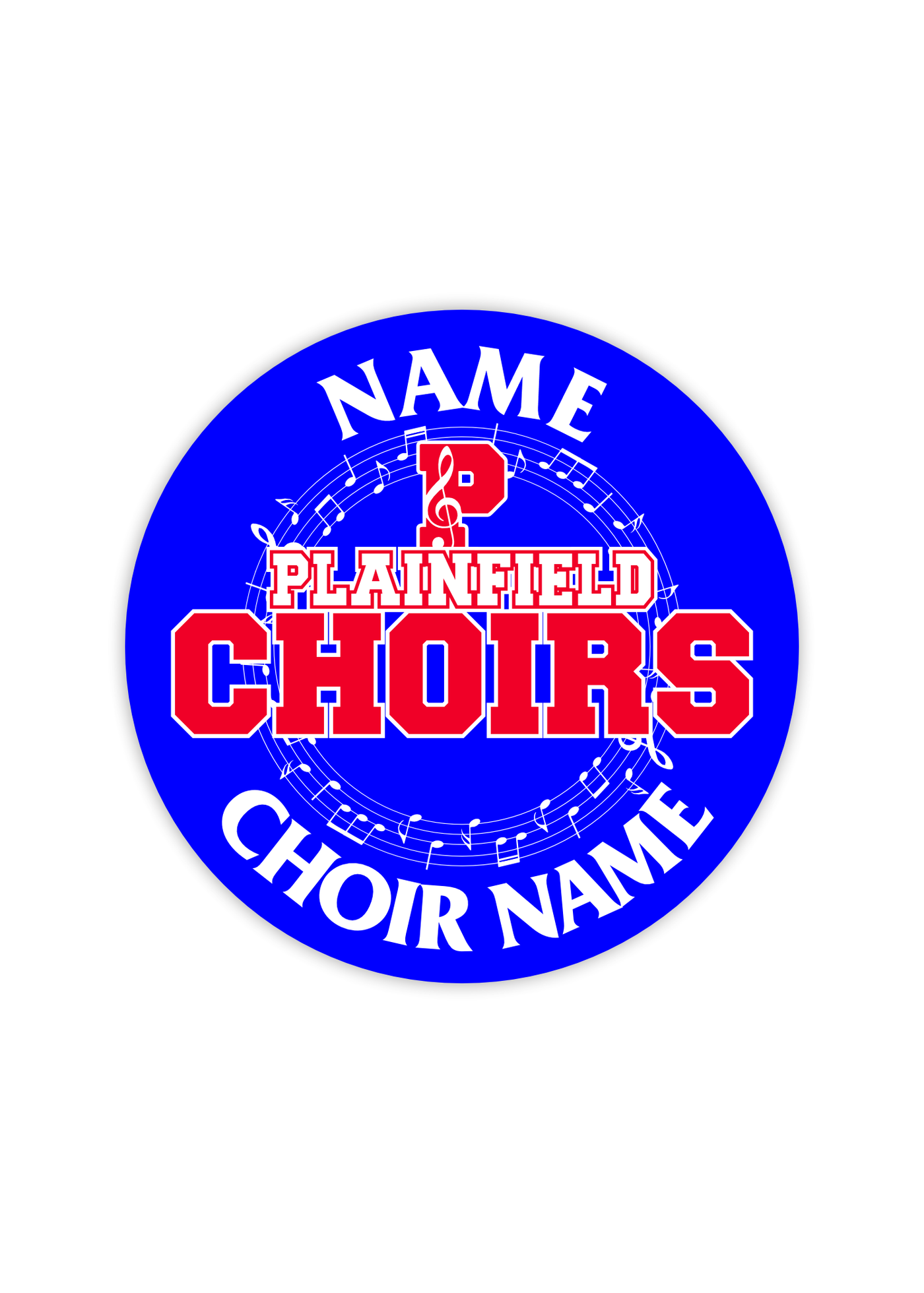 PLAINFIELD CHOIRS CAR DECAL - YSD