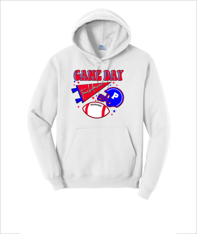 GAME DAY WHITE HOODIE - YSD