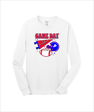 GAME DAY WHITE LONGSLEEVE - YSD