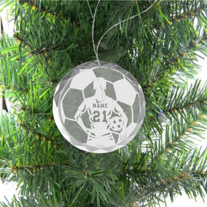 GIRLS SOCCER ORNAMENT - YSD