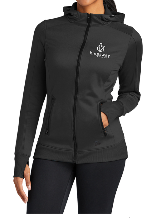 Kingsway Ladies Fleece Full-Zip Hoodie - YSD