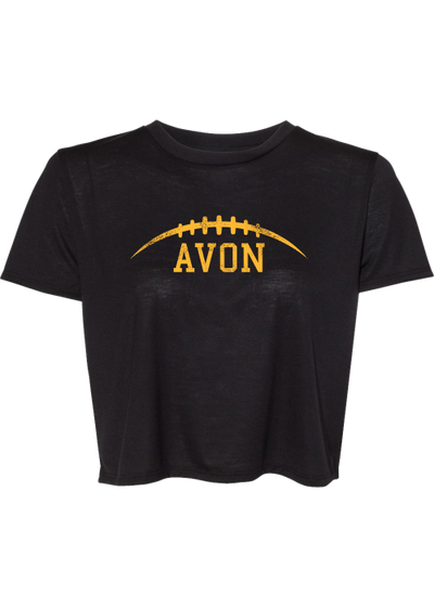 Avon Football Crop Tee - Y&S Designs, LLC