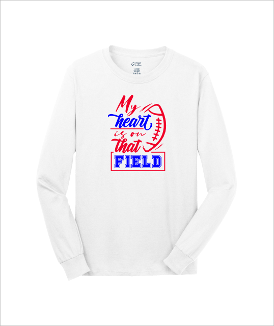 MY HEART FIELD WHITE LONGSLEEVE - YSD