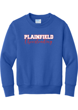 MY Plainfield - YOUTH CHEERLEADING CREWNECK SWEATSHIRT - YSD