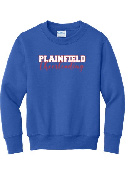 MY Plainfield - YOUTH CHEERLEADING CREWNECK SWEATSHIRT - YSD