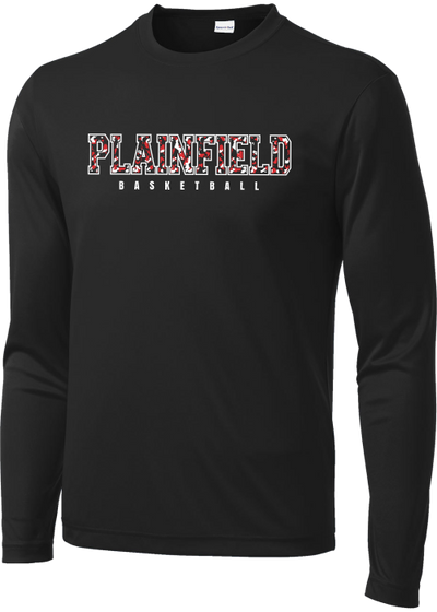 MY Plainfield Basketball- PLAINFIELD CAMO LONGSLEEVE T - YSD