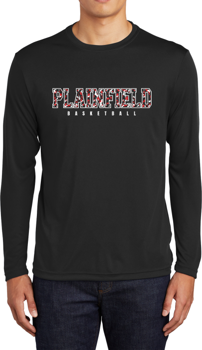 MY Plainfield Basketball- PLAINFIELD CAMO LONGSLEEVE T - YSD