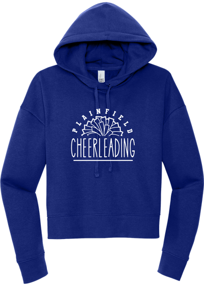 MY Plainfield Basketball- PLAINFIELD CHEERLEADING CROP HOODIE - YSD