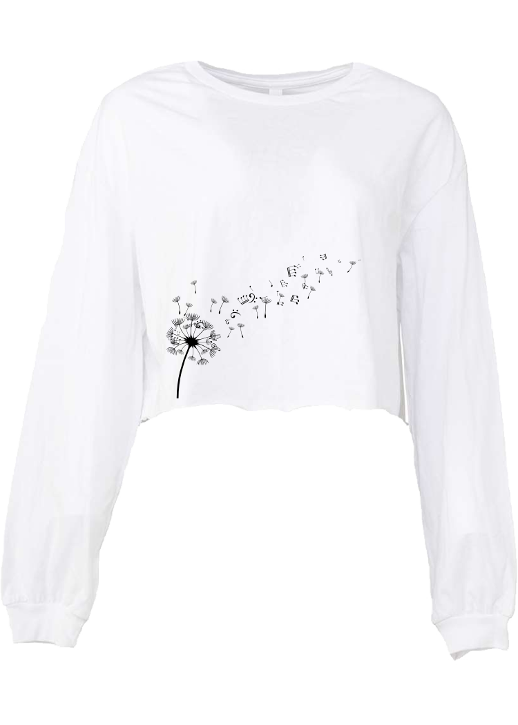 Show Choir Dandelion Crop Longsleeve Tee - YSD