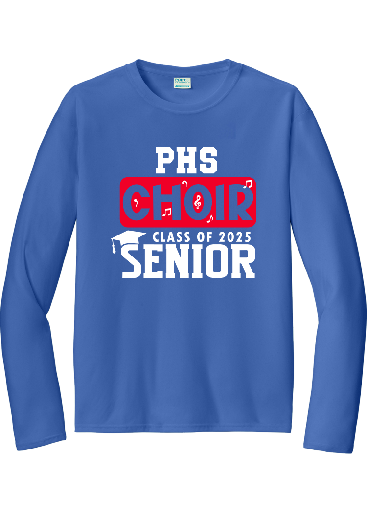 PHS CHOIR Box Senior Drifit Longsleeve Tee