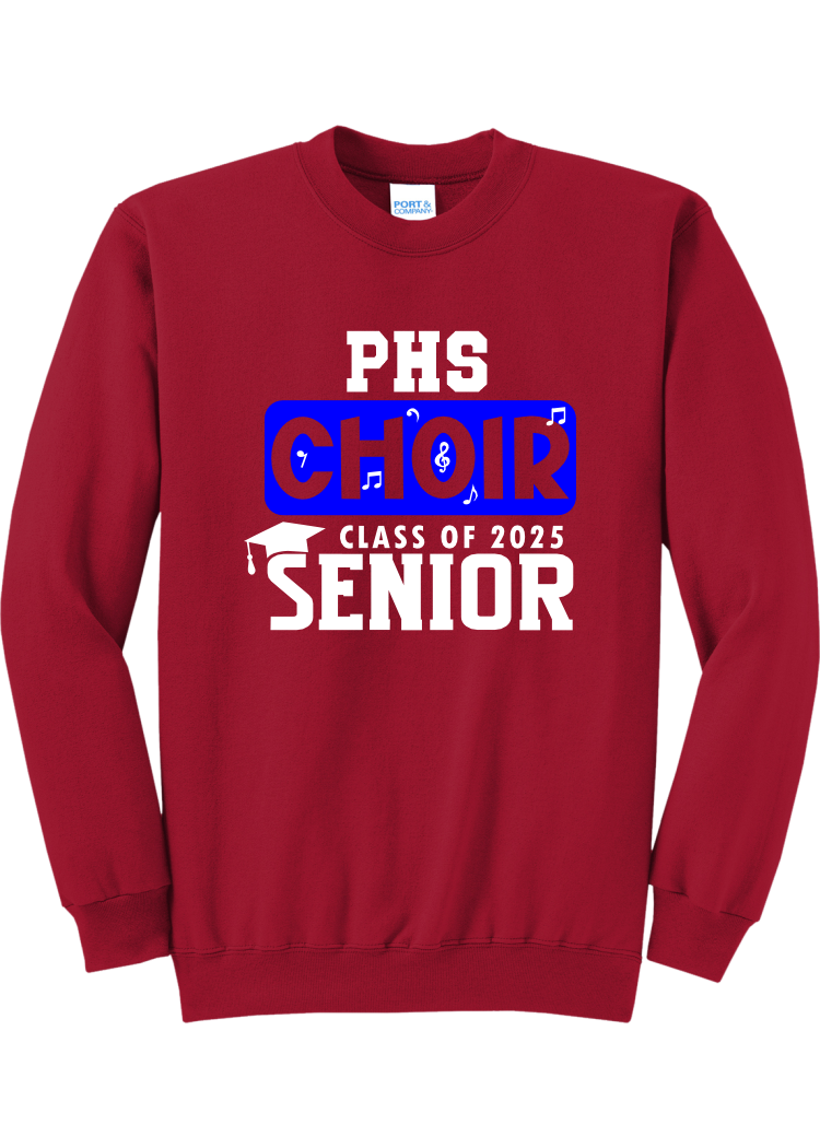 PHS CHOIR Box Senior Crewneck