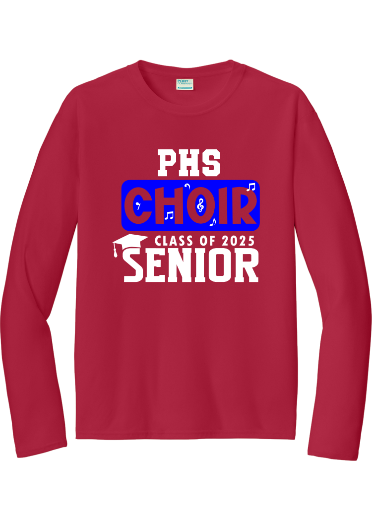 PHS CHOIR Box Senior Drifit Longsleeve Tee