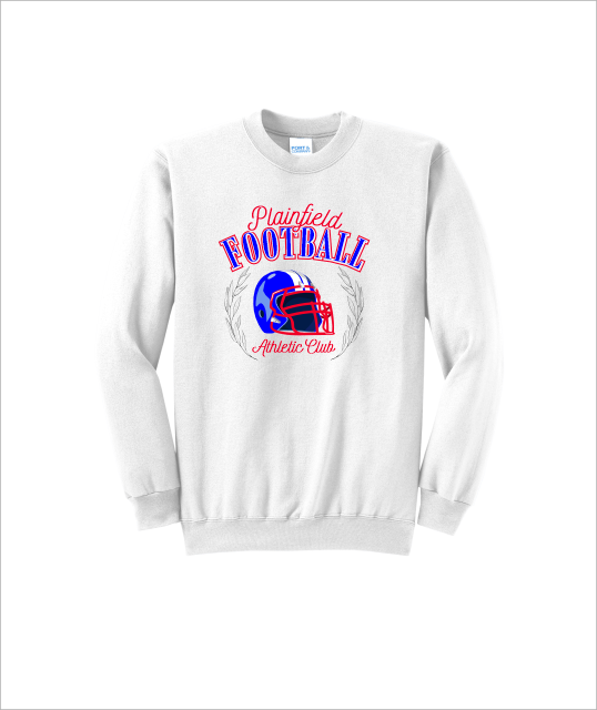 PLAINFIELD ATHLETIC CLUB WHITE CREW NECK - YSD