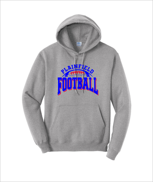 PLAINFIELD FOOTBALL GRAY HOODIUE - YSD