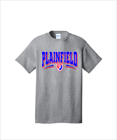 PLAINFIELD RED PRIDE GRAY TSHIRT - YSD