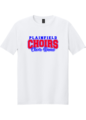 Plainfield Middle School Choirs Design 3 Choir Name T-shirt - YSD