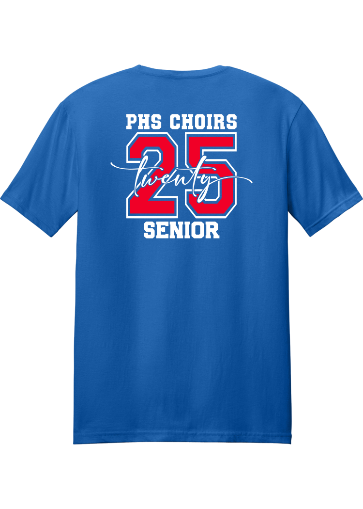 Plainfield Choirs Senior Big Number 25 T-shirt