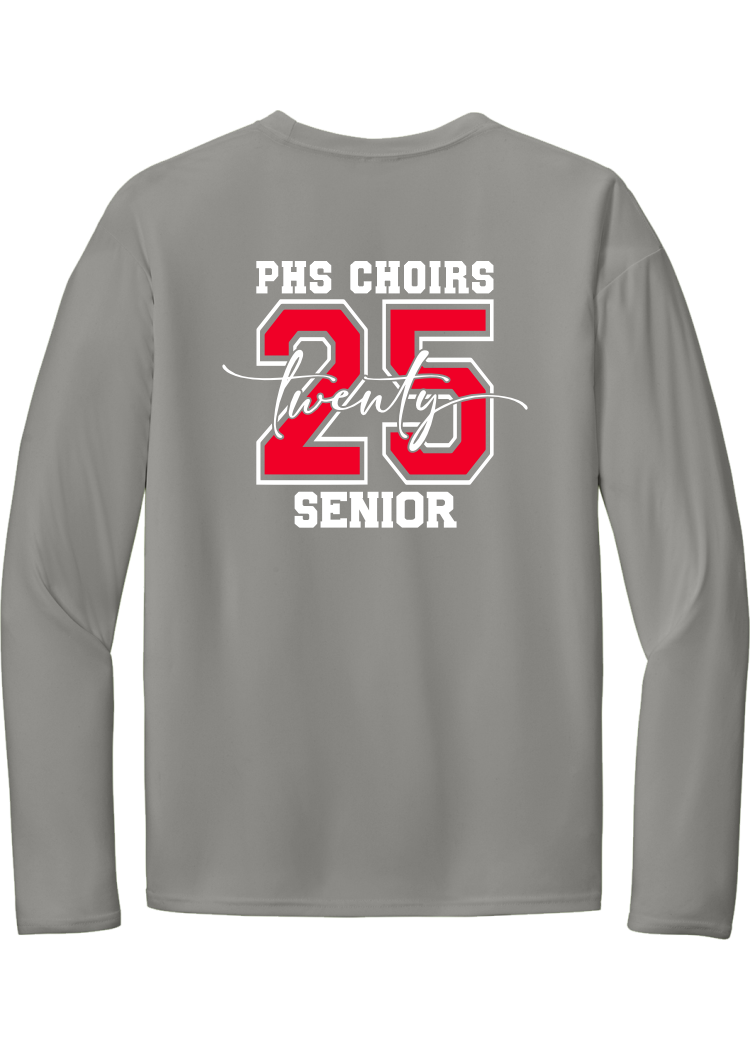 Plainfield Choirs Senior Big Number 25 Drifit Longsleeve Tee