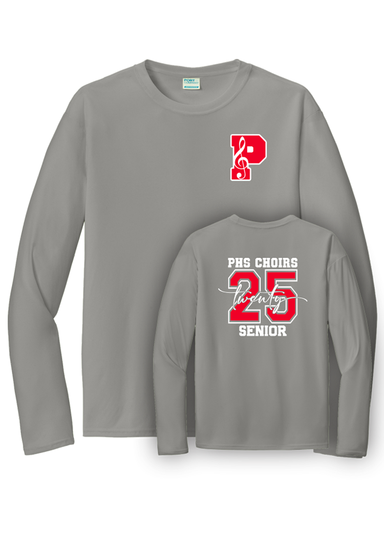 Plainfield Choirs Senior Big Number 25 Drifit Longsleeve Tee