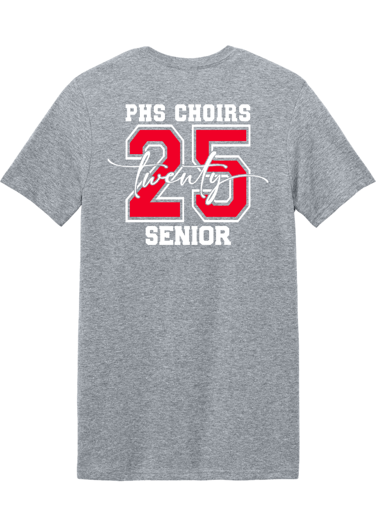 Plainfield Choirs Senior Big Number 25 T-shirt