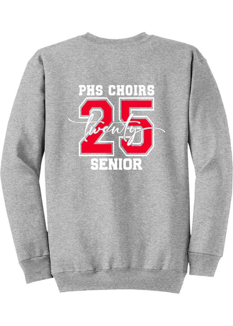 Plainfield Choirs Senior Big Number 25 Crewneck