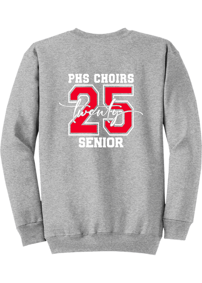 Plainfield Choirs Senior Big Number 25 Crewneck