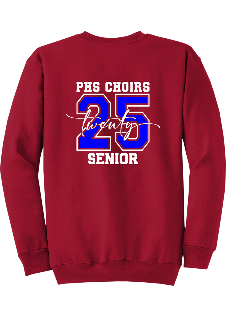 Plainfield Choirs Senior Big Number 25 Crewneck