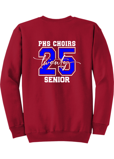 Plainfield Choirs Senior Big Number 25 Crewneck