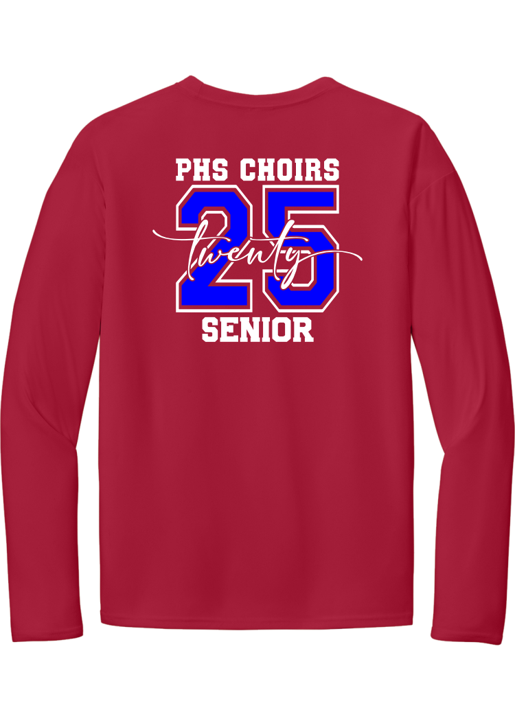 Plainfield Choirs Senior Big Number 25 Drifit Longsleeve Tee