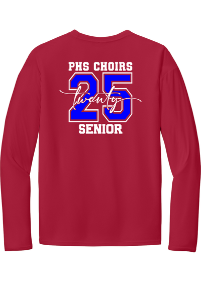 Plainfield Choirs Senior Big Number 25 Drifit Longsleeve Tee