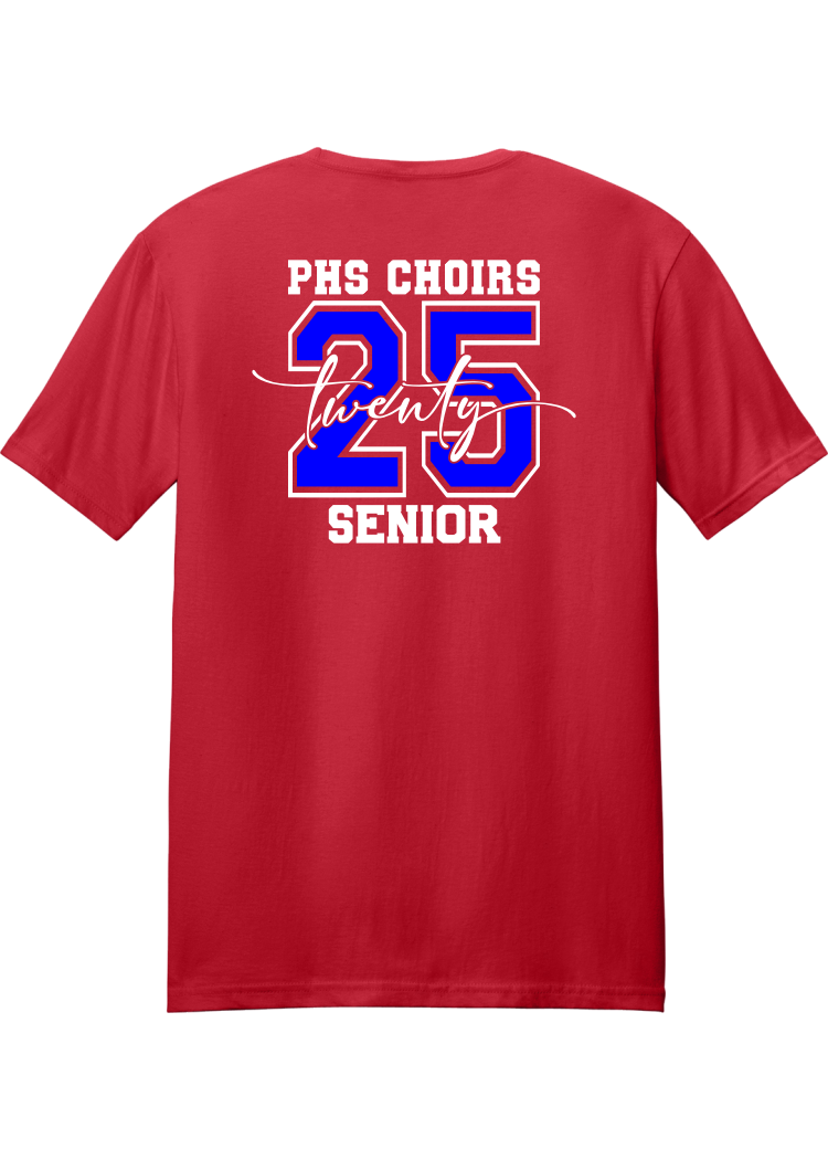 Plainfield Choirs Senior Big Number 25 T-shirt