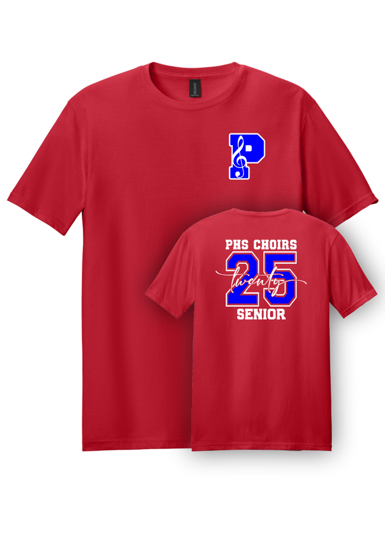 Plainfield Choirs Senior Big Number 25 T-shirt