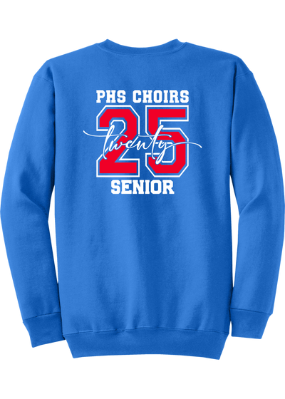 Plainfield Choirs Senior Big Number 25 Crewneck