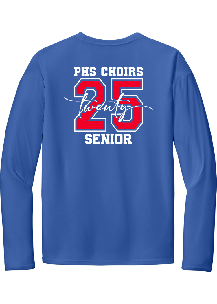 Plainfield Choirs Senior Big Number 25 Drifit Longsleeve Tee