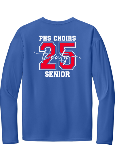 Plainfield Choirs Senior Big Number 25 Drifit Longsleeve Tee