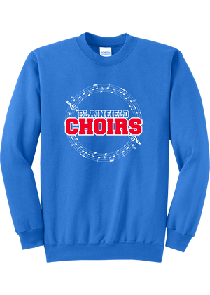 Plainfield Choirs Notes Circle Crewneck - YSD