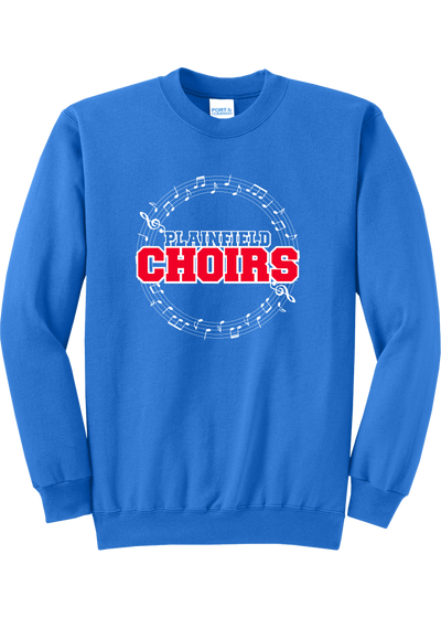 Plainfield Choirs Notes Circle Crewneck - YSD