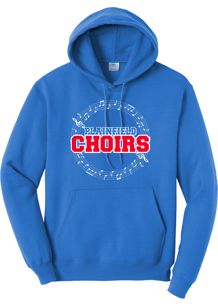 Plainfield Choirs Notes Circle Hoodie - YSD