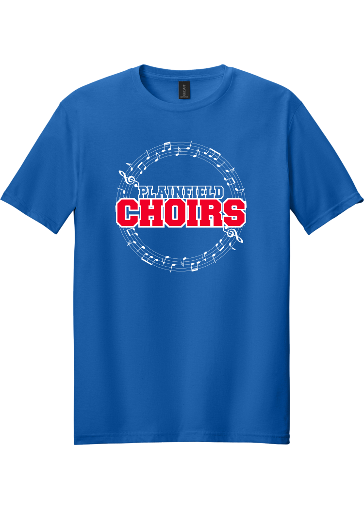 Plainfield Choirs Notes Circle T-shirt - YSD