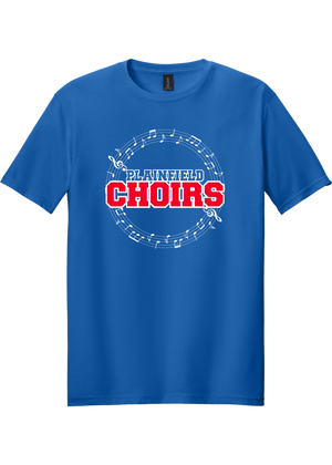 Plainfield Choirs Notes Circle T-shirt - YSD